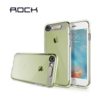 Светящийся TPU чехол ROCK Tube Series для Apple iPhone 7 / 8 (4.7")Зеленый / Transparent Green