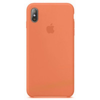 (Copy) Оригинальный силиконовый чехол для Apple iPhone X (5.8")Персиковый / Peach