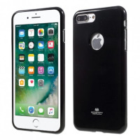 TPU чехол Mercury Jelly Color series для Apple iPhone 7 plus / 8 plus (5.5")Черный