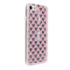 Cияющий TPU чехол с сердечками для Apple iPhone 7 / 8 (4.7") Розовый