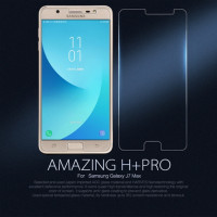 Защитное стекло Nillkin Anti-Explosion Glass (H+ PRO)(з. края) для Samsung G615 Galaxy J7 MaxПрозрачный