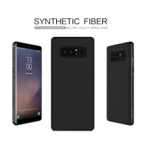Пластиковая накладка Nillkin Synthetic Fiber series для Samsung Galaxy Note 8Черный
