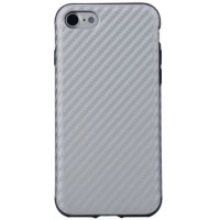 TPU чехол Rock Origin Series (Textured) для Apple iPhone 7 plus / 8 plus (5.5")Серебряный / Silver