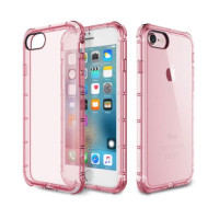 TPU чехол ROCK Fence series для Apple iPhone 7 / 8 (4.7") Розовый / Transparent pink