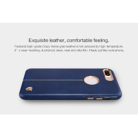 Кожаная накладка Nillkin Englon Series для Apple iPhone 7 plus (5.5")Синий