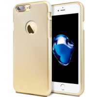 TPU чехол Mercury iJelly Metal series для Apple iPhone 7 plus / 8 plus (5.5")Золотой