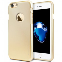 TPU чехол Mercury iJelly Metal series для Apple iPhone 7 / 8 (4.7") Золотой