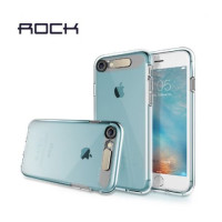Светящийся TPU чехол ROCK Tube Series для Apple iPhone 7 / 8 (4.7")Синий / Transparent Blue