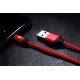 Кабель ROCK M5 Metal MicroUSBКрасный / Red