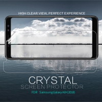 Защитная пленка Nillkin Crystal для Samsung A730 Galaxy A8+ (2018)Анти-отпечатки