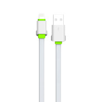 Дата кабель LDNIO LS01 Lightning (2m)Белый / Зеленый