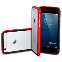Бампер SGP Neo Hybrid EX Series для Apple iPhone 6/6s (4.7") (+пленка)Красный / Dante Red / SGP11025