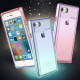 TPU+PC чехол Rock Crystal Series для Apple iPhone 7 / 8 (4.7")Розовый / Transparent pink