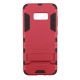 Ударопрочный чехол-подставка Transformer для Samsung G950 Galaxy S8 с мощной защитой корпусаКрасный / Dante Red