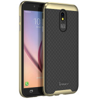 Чехол iPaky TPU+PC для Samsung J730 Galaxy J7 (2017)Черный / Золотой