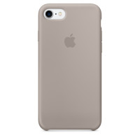 Оригинальный силиконовый чехол для Apple iPhone 7 / 8 (4.7")Серый / Cocoa