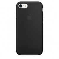 Оригинальный силиконовый чехол для Apple iPhone 7 / 8 (4.7")Черный / Black