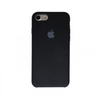 Оригинальный силиконовый чехол для Apple iPhone 7 plus / 8 plus (5.5") (very high copy)Черный / Black