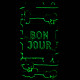Tpu чехол "SM" светящийся (Glow in the Dark) для Apple iPhone 6/6s (4.7")Белый / Черный