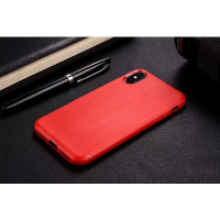 TPU чехол Metal для Apple iPhone X (5.8")Красный