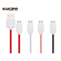 Дата кабель Kucipa MK108 круглый USB to MicroUSB (2.5A) (100см)Белый