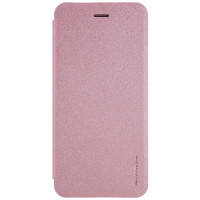 Кожаный чехол (книжка) Nillkin Sparkle Series для Apple iPhone 7 / 8 (4.7")Розовый / Rose Gold