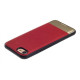 Кожаная накладка с металлической вставкой ROCK Elite Series для Apple iPhone 7 / 8 (4.7")Красный / Red
