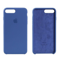 Оригинальный силиконовый чехол для Apple iPhone 7 plus (5.5")Синий / Navy Blue