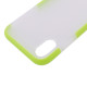 TPU+PC чехол Rock Guard Series для Apple iPhone X (5.8")Зеленый / Transparent Green