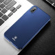 TPU чехол Baseus Thin Case (one color) для Apple iPhone X (5.8")Синий