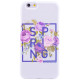 Tpu чехол "SM" светящийся (Glow in the Dark) для Apple iPhone 6/6s (4.7")Белый