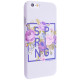 Tpu чехол "SM" светящийся (Glow in the Dark) для Apple iPhone 6/6s (4.7")Белый
