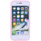 TPU чехол "SM" светящийся (Glow in the Dark) для Apple iPhone 7 / 8 (4.7") Розовый