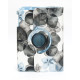 Чехол для Apple iPad mini 1, iPad mini 2, iPad mini 3 SWIVEL SPRING FLOWERS BLUE Весенние цветы синие с поворотным механизмом