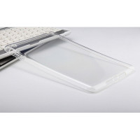 Чехол-накладка силиконовый белый прозрачный для планшета Apple iPad mini 4 A1538 A1550 (iPad mini 4 Wi-Fi + Cellular) BUMPER WHITE CLEAR