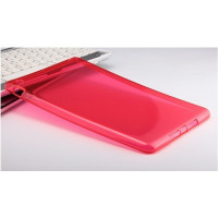 Чехол-накладка силиконовый красный прозрачный для планшета Apple iPad mini 4 A1538 A1550 (iPad mini 4 Wi-Fi + Cellular) BUMPER RED CLEAR