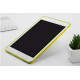 Чехол-накладка силиконовый желтый градиентный прозрачный для планшета Apple iPad mini 4 A1538 A1550 (iPad mini 4 Wi-Fi + Cellular) BUMPER PURPLE GRADIENT CLEAR