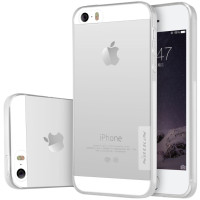 Чехол-накладка Nillkin Nature Clear для смартфона Apple iPhone 5, Apple iPhone 5S и Apple iPhone SE ПРОЗРАЧНЫЙ