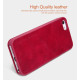 Чехол-накладка Nillkin QIN RED для смартфона Apple iPhone 5, Apple iPhone 5S и Apple iPhone SE КРАСНЫЙ