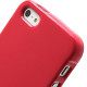 Чехол-накладка силиконовый TPU Mercury Jelly Color для смартфона Apple iPhone 5, Apple iPhone 5S и Apple iPhone SE ТЕМНО РОЗОВЫЙ (МАЛИНОВЫЙ)