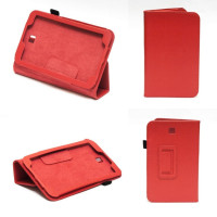Чехол Samsung Galaxy Tab 3 7.0 T210 T211 P3200 красный книжка RED BOOK