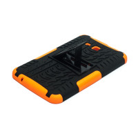 Чехол-бампер защитный оранжевый для планшета Samsung Galaxy Tab 3 Lite 7.0 t110 t111 t113 T116 BUMPER ORANGE SKELETON