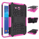 Чехол-бампер защитный розовый для планшета Samsung Galaxy Tab 3 Lite 7.0 t110 t111 t113 T116 BUMPER ROSE SKELETON
