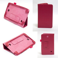 Чехол Samsung Galaxy Tab 4 7.0 T230 T231 ROSE RED BOOK темно-розовый книжка