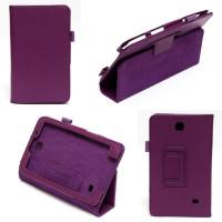 Чехол Samsung Galaxy Tab 4 7.0 T230 T231 PURPLE BOOK фиолетовый книжка
